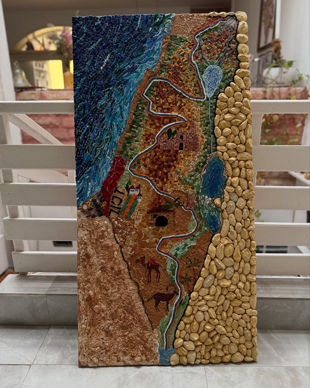 מפת ארץ ישראל מפסיפס
